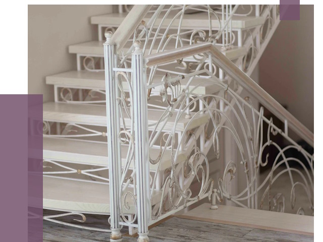 Изготовление кованых лестниц на заказ в Железногорске от 87865 руб. | ПРОЛЁТ-Жлр