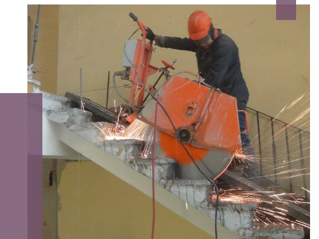 Демонтаж бетонных лестниц в Железногорске от 4652 руб. за м2 | ПРОЛЁТ-Жлр