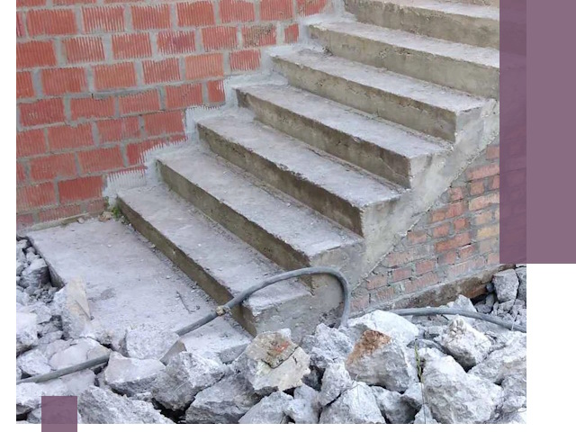 Демонтаж бетонных лестниц в Железногорске: быстро и безопасно