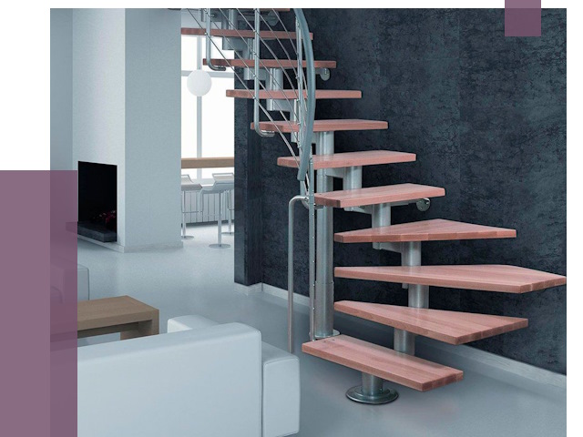 Модульные лестницы в Железногорске от 17056 руб. — купить в ПРОЛЁТ-Жлр