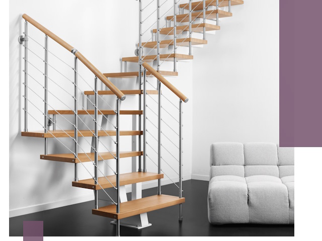 Модульные лестницы под ключ в Железногорске — монтаж и изготовление