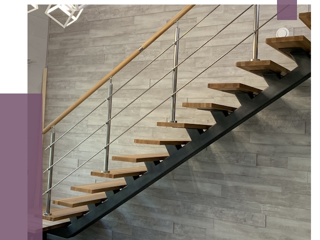 Изготовление лестниц на монокосоуре в Железногорске от 77011 руб. 