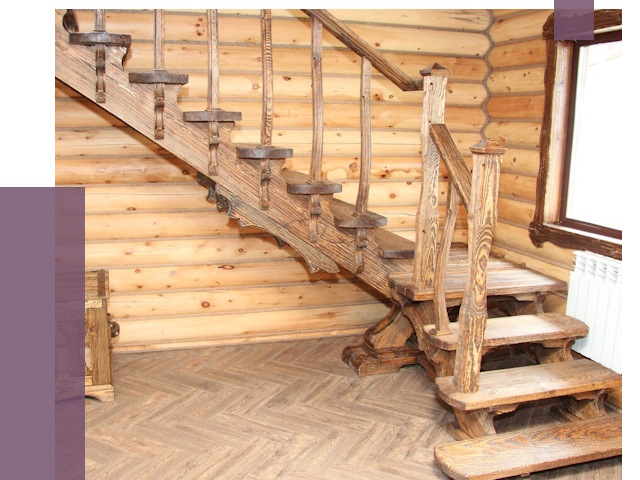 Лестницы в баню в Железногорске от 19330 руб. — изготовление | ПРОЛЁТ-Жлр