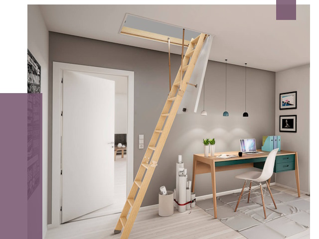 Чердачные лестницы в Железногорске — от 14730 руб. | ПРОЛЁТ-Жлр