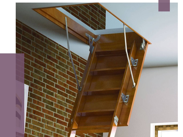 Установка чердачной лестницы в Железногорске от 7908 руб. | ПРОЛЁТ-Жлр