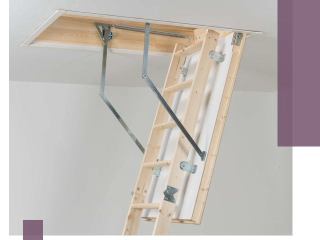 Установка чердачной лестницы под ключ в Железногорске