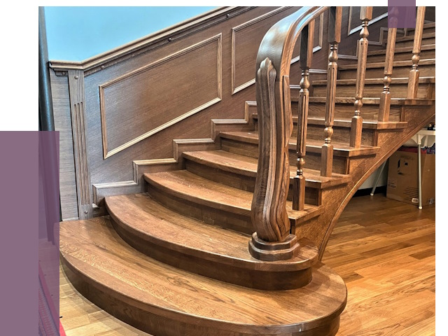 Дубовые лестницы под ключ в Железногорске от 178313 руб. — ПРОЛЁТ-Жлр