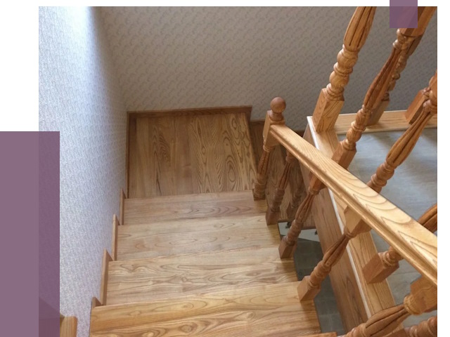 Сосновые лестницы в Железногорске под ключ от 8166 руб.  | ПРОЛЁТ-Жлр