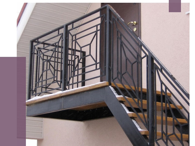 Металлические перила в Железногорске от 4342 руб.  | ПРОЛЁТ-Жлр