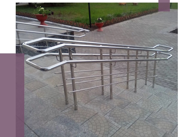 Перила для инвалидов в Железногорске от 7670 руб. под ключ | ПРОЛЁТ-Жлр