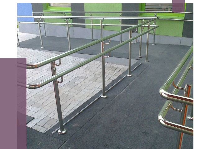 Ограждения пандусов в Железногорске от 4393 руб. монтаж | ПРОЛЁТ-Жлр