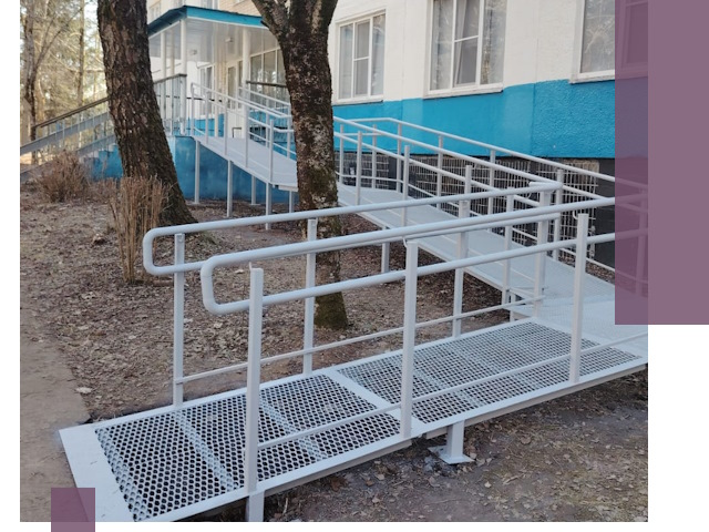 Пандусы под ключ в Железногорске: изготовление, монтаж и демонтаж
