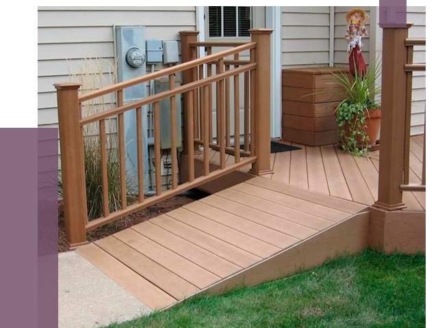 Пандус на крыльцо в Железногорске под ключ от 7856 руб. 