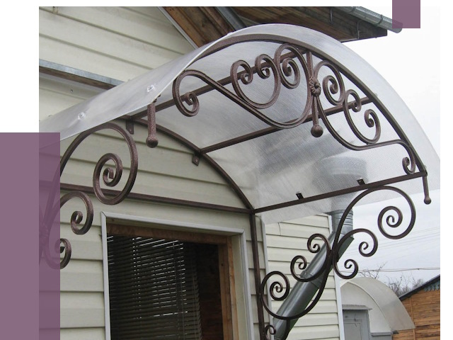 Изготовление козырьков в Железногорске от 7443 руб. — заказать | ПРОЛЁТ-Жлр