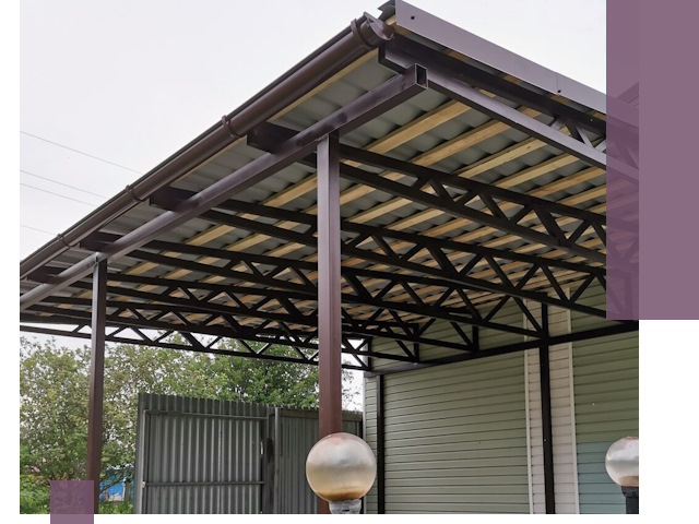 Навесы под ключ в Железногорске: изготовление, монтаж и гарантия