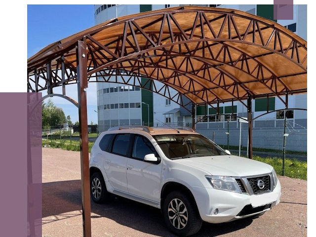 Недорогие навесы в Железногорске от 43415 руб.  | ПРОЛЁТ-Жлр