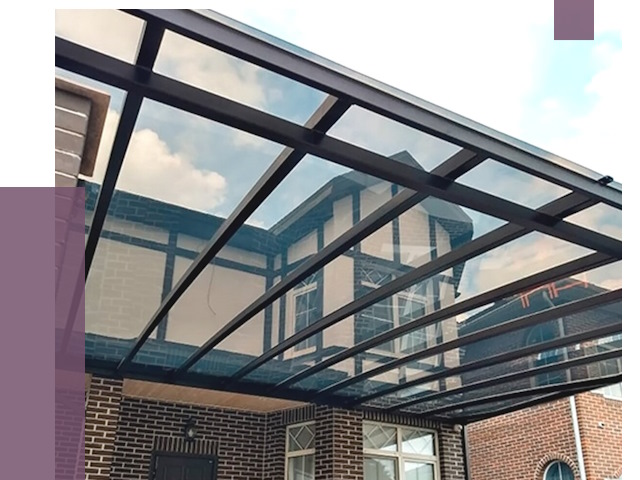 Навесы из поликарбоната в Железногорске от 8704 руб. под ключ — ПРОЛЁТ-Жлр