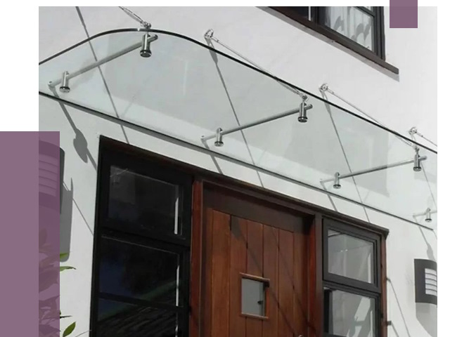 Стеклянные козырьки в Железногорске от 19123 руб. | ПРОЛЁТ-Жлр