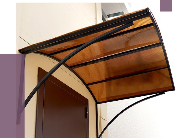 Недорогие козырьки в Железногорске от 7670 руб.  | ПРОЛЁТ-Жлр