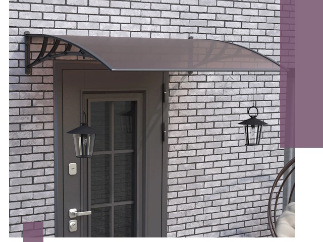 Недорогие козырьки и навесы под ключ в Железногорске