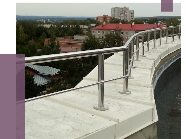 Парапеты и ограждения кровли в Железногорске от 5013 руб.
