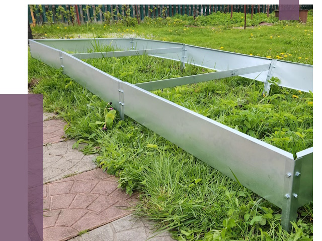 Металлические бордюры для грядок в Железногорске от 1809 руб. 