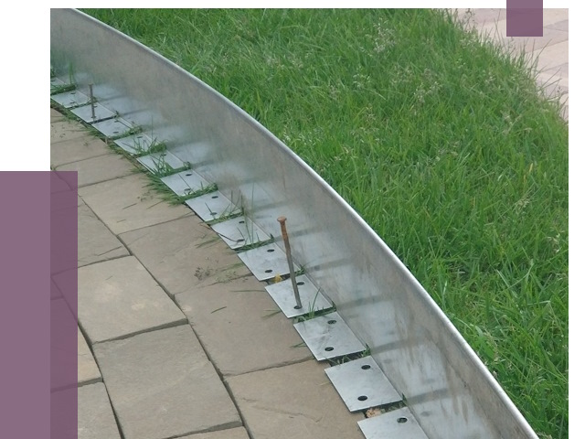 Металлические бордюры для тротуаров в Железногорске от 8786 руб.