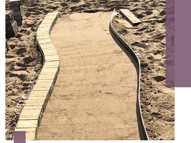 Металлические бордюры для тротуаров в Железногорске — прочные и долговечные