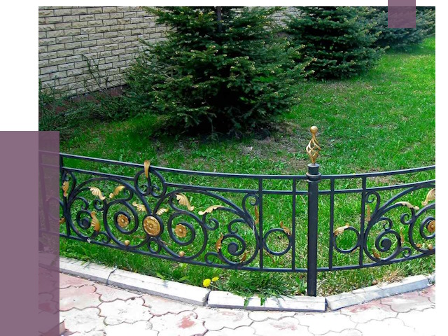 Кованые газонные ограждения в Железногорске от 7701 руб. — ПРОЛЁТ-Жлр
