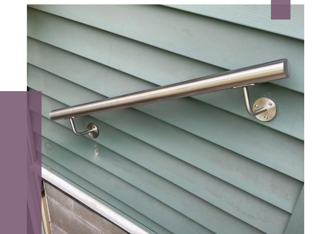 Поручни из нержавеющей стали в Железногорске от 7753 руб.  | ПРОЛЁТ-Жлр